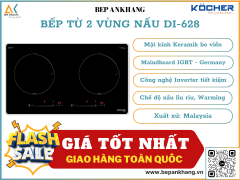 Bếp từ đôi Kocher DI-628 - Made in Malaysia