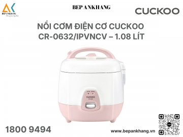 Nồi Cơm Điện CUCKOO 1.08L (CR-0632/IPVNCV) - Màu Hồng 