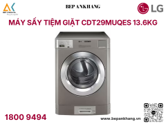 Máy sấy cho tiệm giặt 13.6kg coin type màu bạc CDT29 bằng điện
