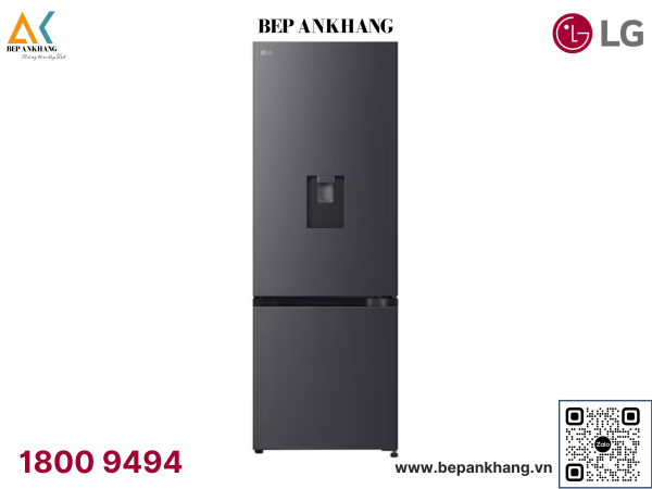Tủ lạnh LG ngăn đá dưới màu đen 332L - LBD33BLM