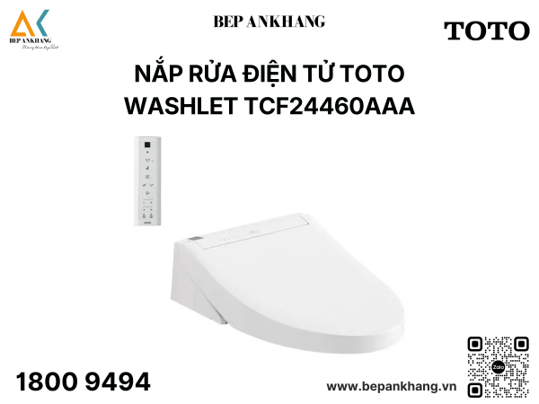 Bàn cầu 1 khối kèm nắp rửa điện tử WASHLET dòng C5 TCF24460AAA MS625CDW15