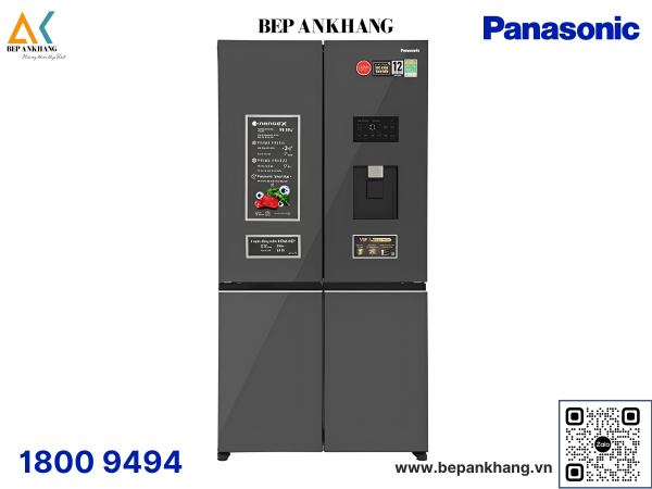 Tủ lạnh 4 cánh Panasonic NR-XY680YMMV Inverter 621 lít PRIME+ Edition Multi Door 